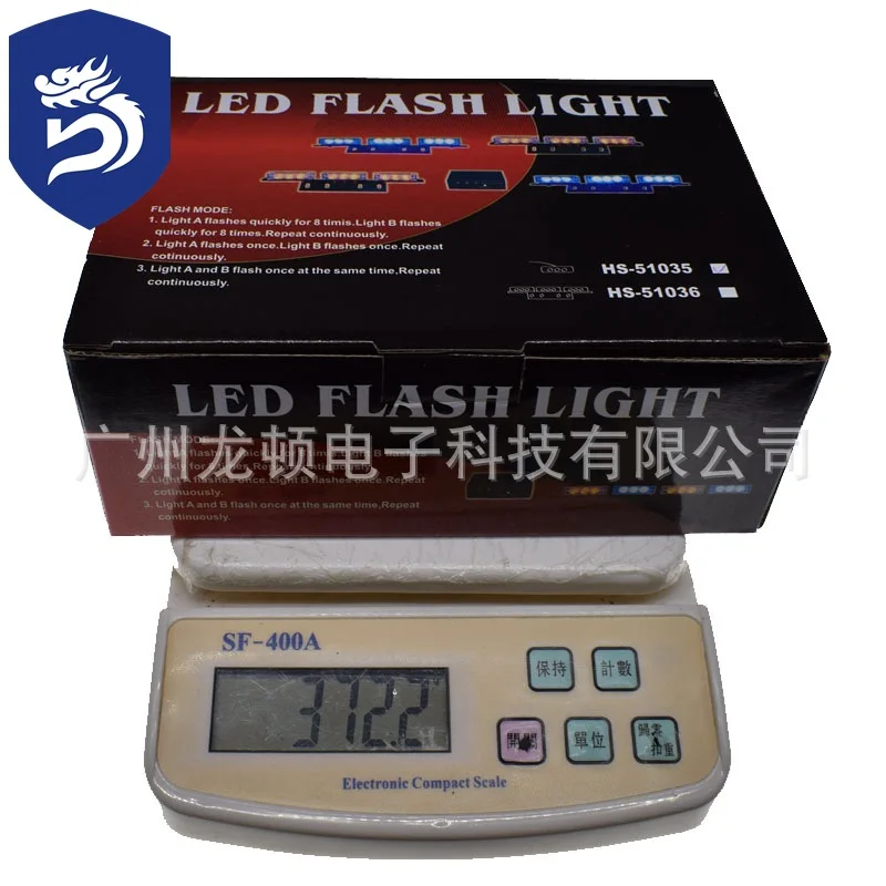Напрямую от производителя притащили шесть 3X6LED решетчатая подсветка передние стробоскопы проблесковая лампа 18LED