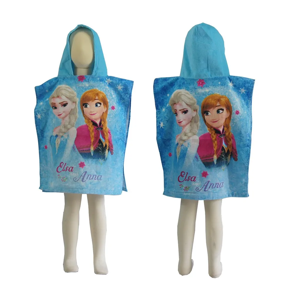 Банное полотенце Disney Холодное сердце 2 пляжное с капюшоном для девочек 0 3 лет