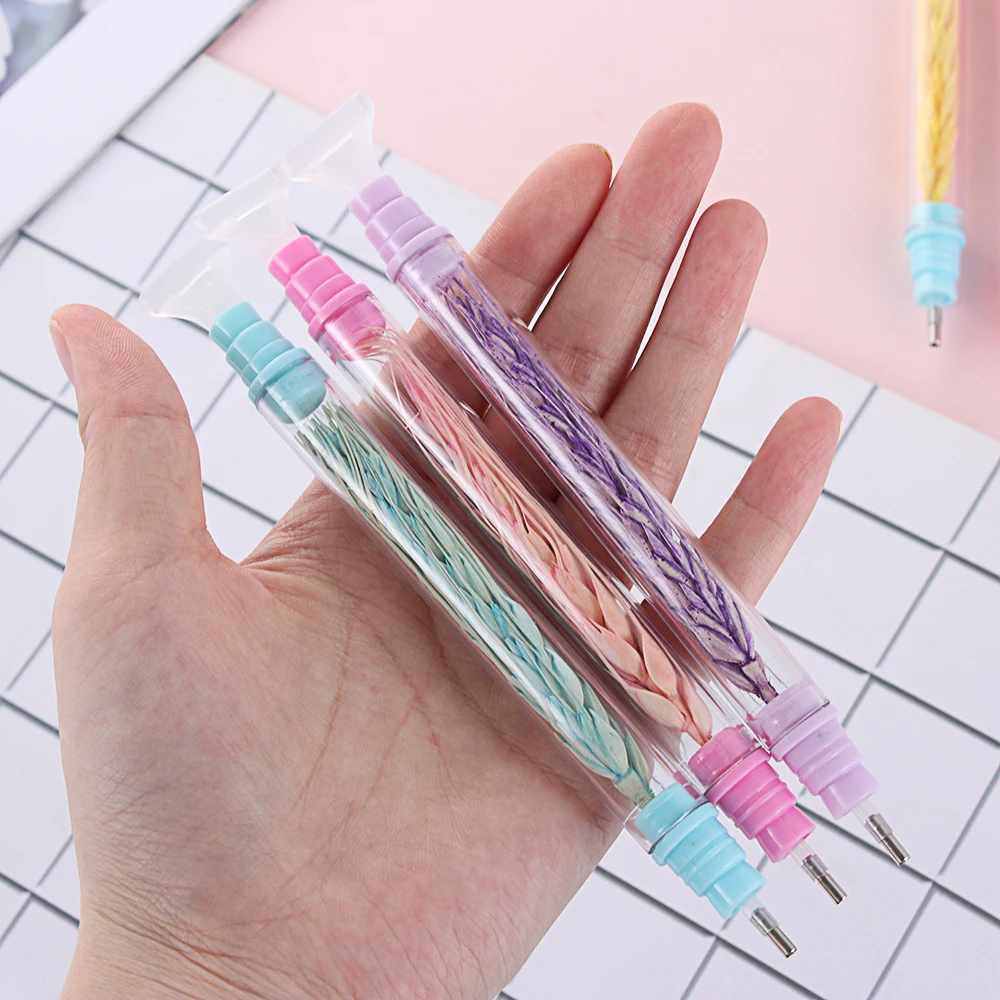 Crystal Double Head Point Drill Pen 5D Diamond Painting Pen DIY Arts Crafts Cross Stitch Embroidery Sewing Handmade Accessories