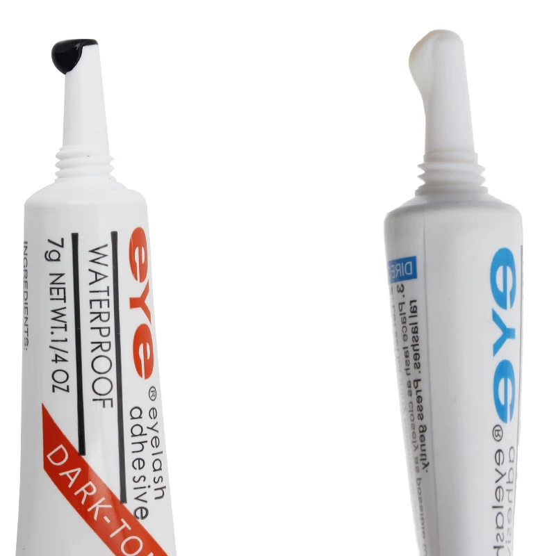 3 шт. клей для ресниц из норки оптовая цена накладных Белые Водонепроницаемые