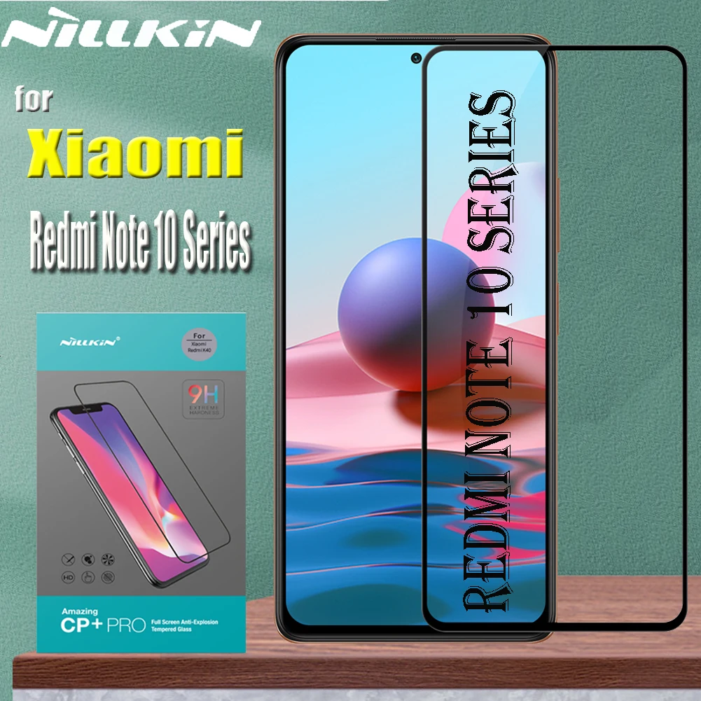 Redmi Note 10 Pro Max 10T 5G закаленное стекло Nillkin 9H полное покрытие прозрачная Защита