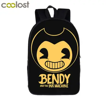 

2019 Bendy And The Ink Machine Backpacks For Children School Bags Cartoon Game 3D Book Backpack Daily School Bag Dropshipping