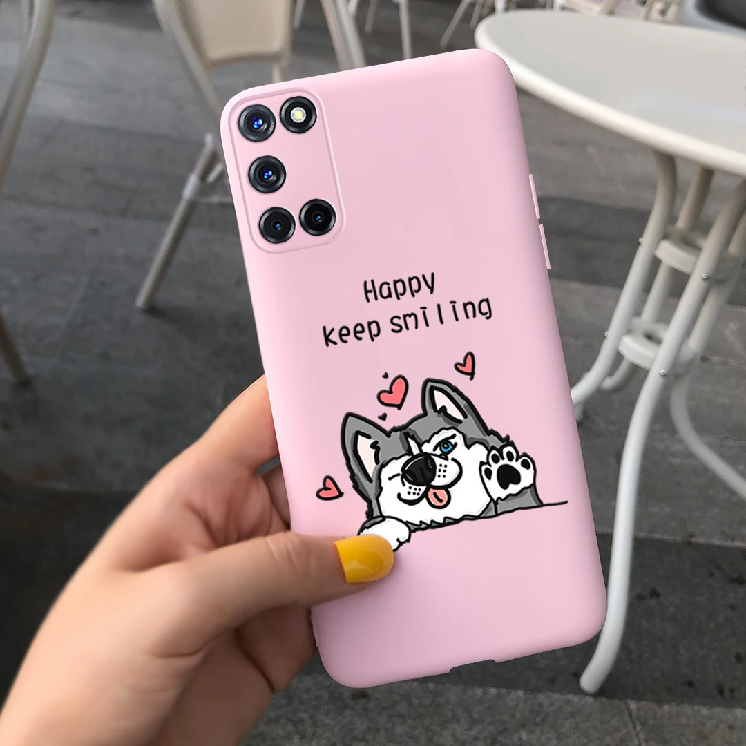 Phone Case For OPPO A52 Case Oppo A72 A92 Silicone Flower Cloud Prnited Back Cover For oppoA52 A 52 72 A92 TPU Bumper Shell Bags cases for oppo cases