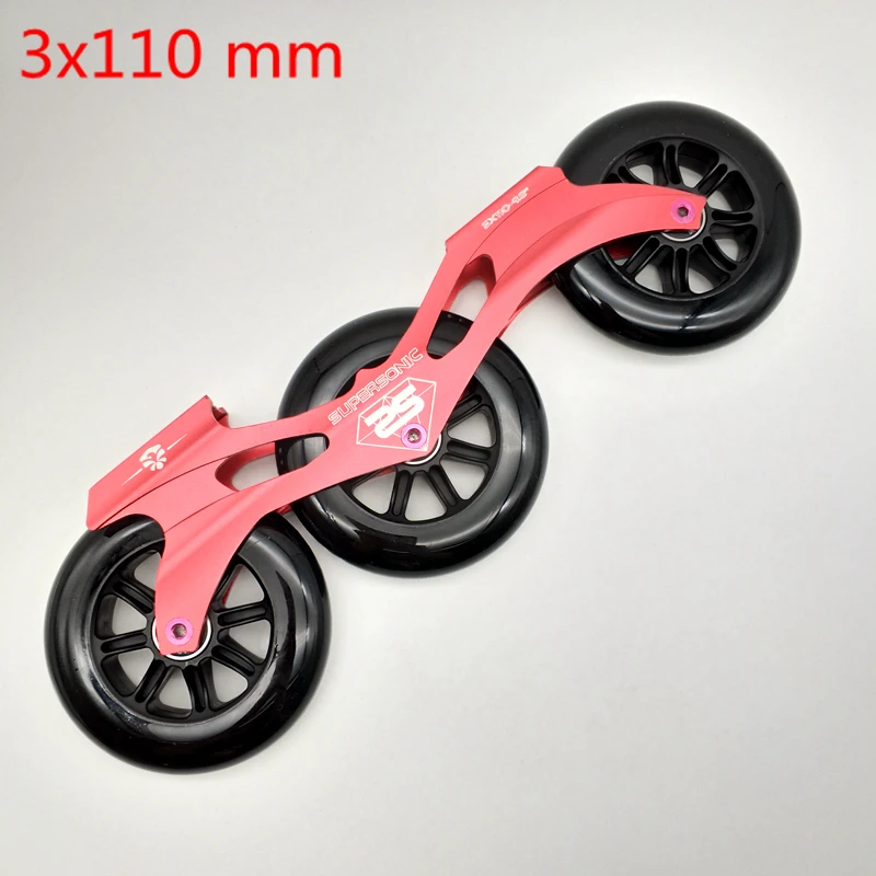 3-wheel frame speed skate frame 3x110 mm