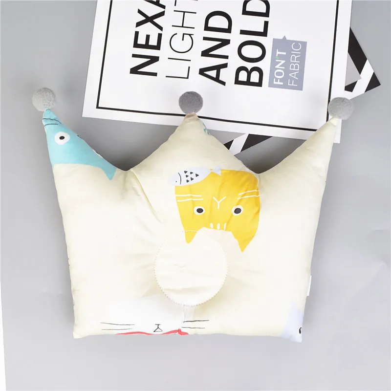 1pcs Baby Pillow Newborn Head Protection Cushion Baby Bedding Infant Nursing Shaping Pillow Boy Girl Room Decoration Accessories