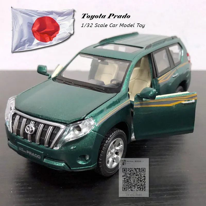 RIAN DAY 1/32 масштаб модель автомобиля игрушки Япония 2016 Toyota Prado SUV литая
