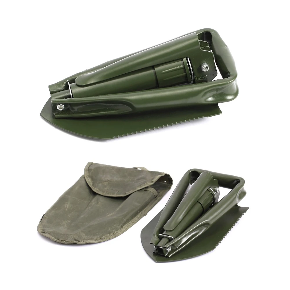 Folding Shovel Portable Outdoor Trowel Blade Survival Shovel Multifuntional Shovel for Camping Gardening Snow Removal