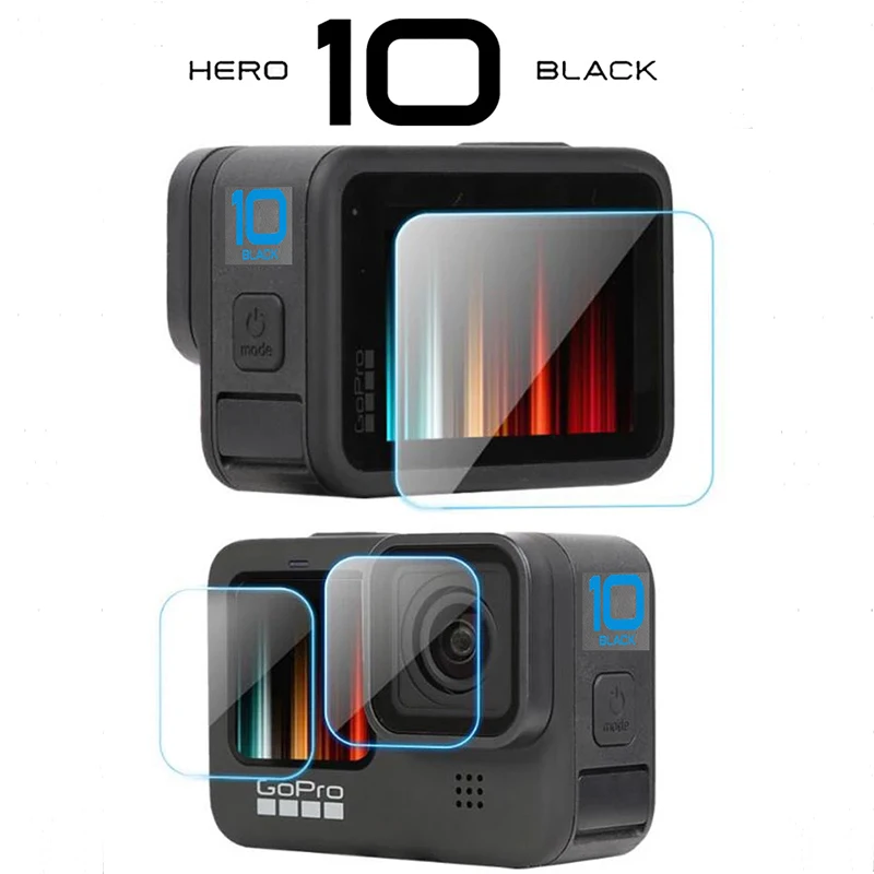 Защитный чехол для экрана из закаленного стекла GoPro Hero 10 | Электроника