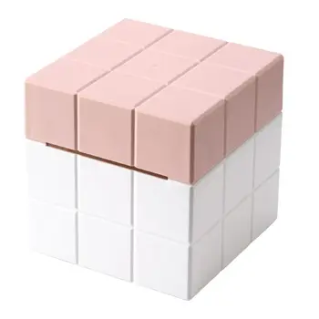 

Magic Cube Tissue Box Desktop Paper Holder Dispenser Storage Napkin Organizer 53CB