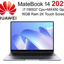 Touch-Screen Notebook Graphics Laptop Huawei Iris Xe I7-1165g7 MX450 Wifi 6 2K Brand