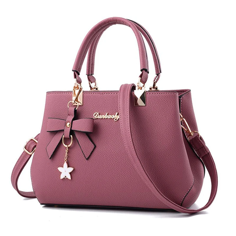 Women Bags Crossbody-Bag Messenger Elegant Driga Bow Plum-Bow Sweet New