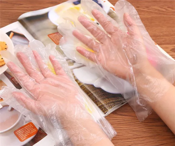 50 шт хозяйственные 20 г перчатки для чистки парикмахерских одноразовые перчатки для окрашивания волос пластиковая пленка для ухода за волосами прозрачные перчатки