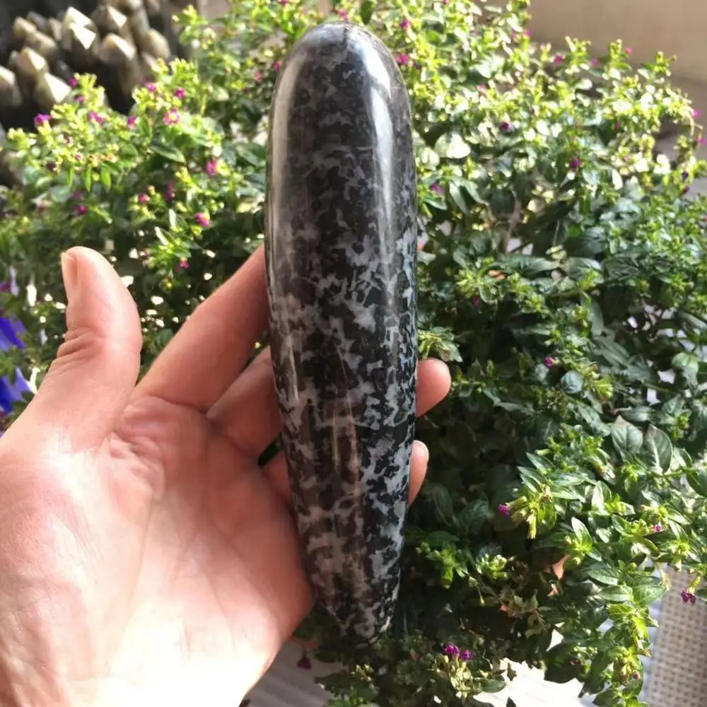 Натуральные массажные палочки Gabbro кварцевые Минеральные Кристаллы лечебные