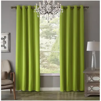 

Solid Color Curtains Luxury American Style Window Drapes Cotton Linen Kitchen Curtain Modern Window Decor Living Room