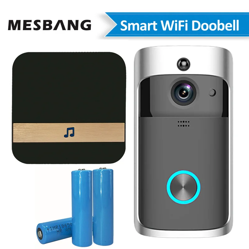 door video intercom Wifi Video Doorbell Wireless  Smart Door Bell Intercom Camera Battery Power Phone Calling With Motion Detector Cloud Storage intercom screen Door Intercom Systems