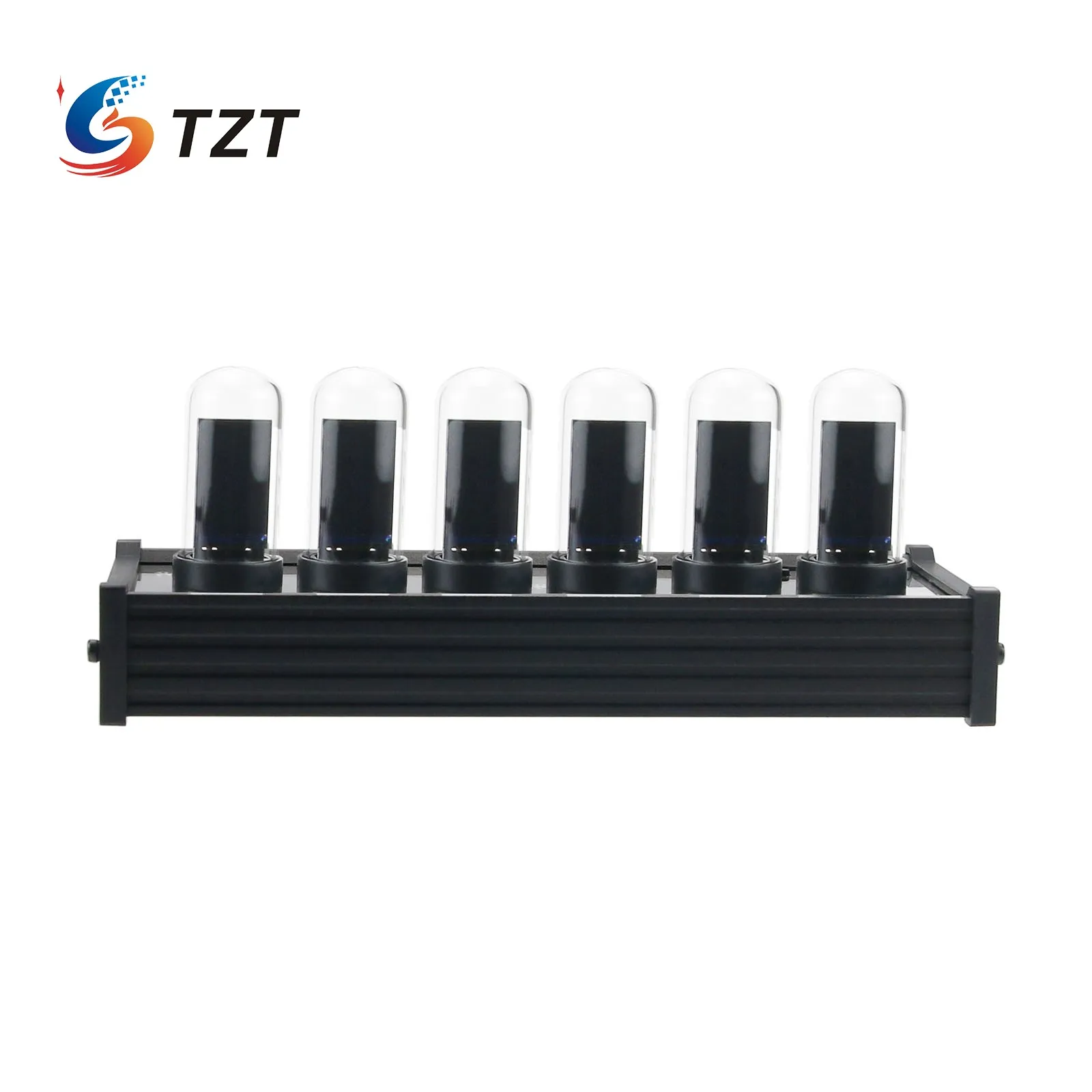 TZT EleksTube IPS RGB Nixie Tube Clock Glow Tube Clock Customized Dial Styles Creative Decor Gifts