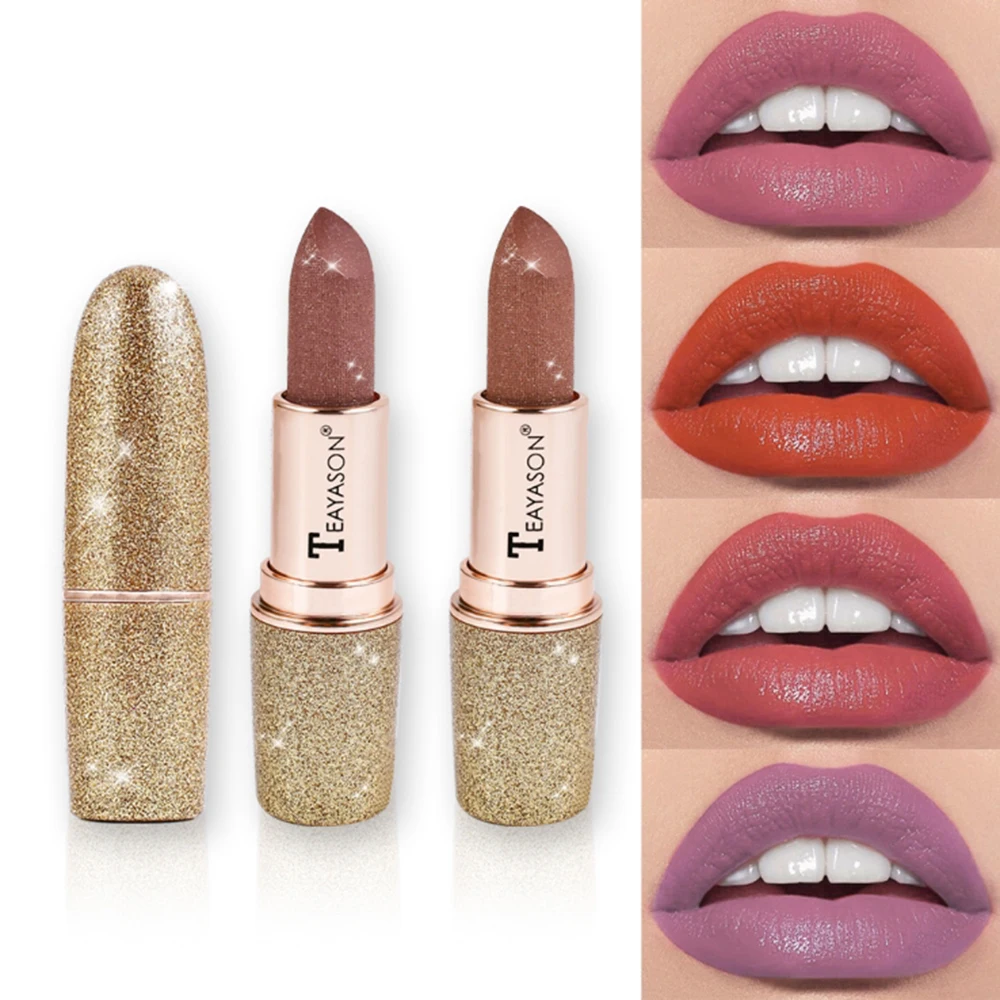 Velvet Lipstick Waterproof Matte Lip Stick 12 Colors Sexy Red Pigments Makeup Long Lasting Lipsticks Women Beauty Lips |