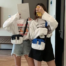 Холщовая Сумка женская стиль Мода корейский стиль veritile модная повседневная Студенческая простая сумка через плечо