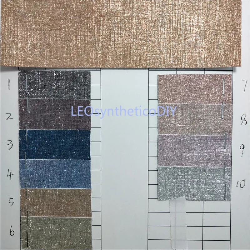90X134CM Microfiber Glitter Fabric, Cuero Sintetico Chunky Glitter Leather For Making Bows Accessories LEOsyntheticoDIY P826