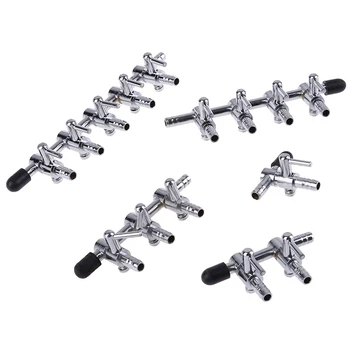 

Hot New Stainless Steel Distributor Aquarium Lever Fish Tank Durable Oxygen Pump Accessories Splitter Air Flow Control