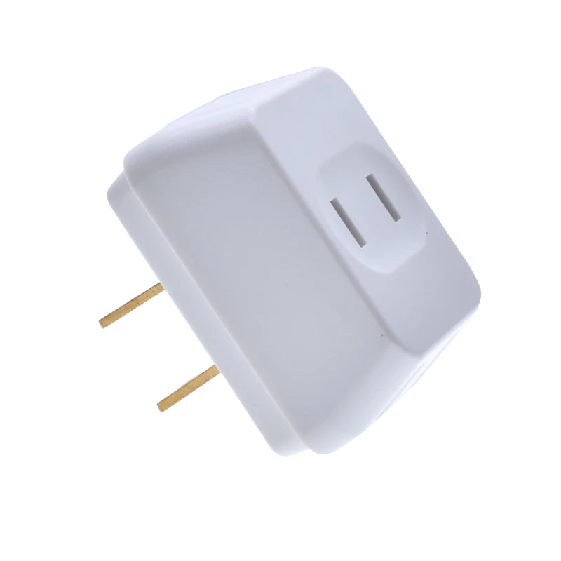 1 штекер к 3-way US 2 Pin AC адаптер питания для путешествий вилка конвертер разделяется 1-Way на 3-way выход адаптер для путешествий - Цвет: Белый