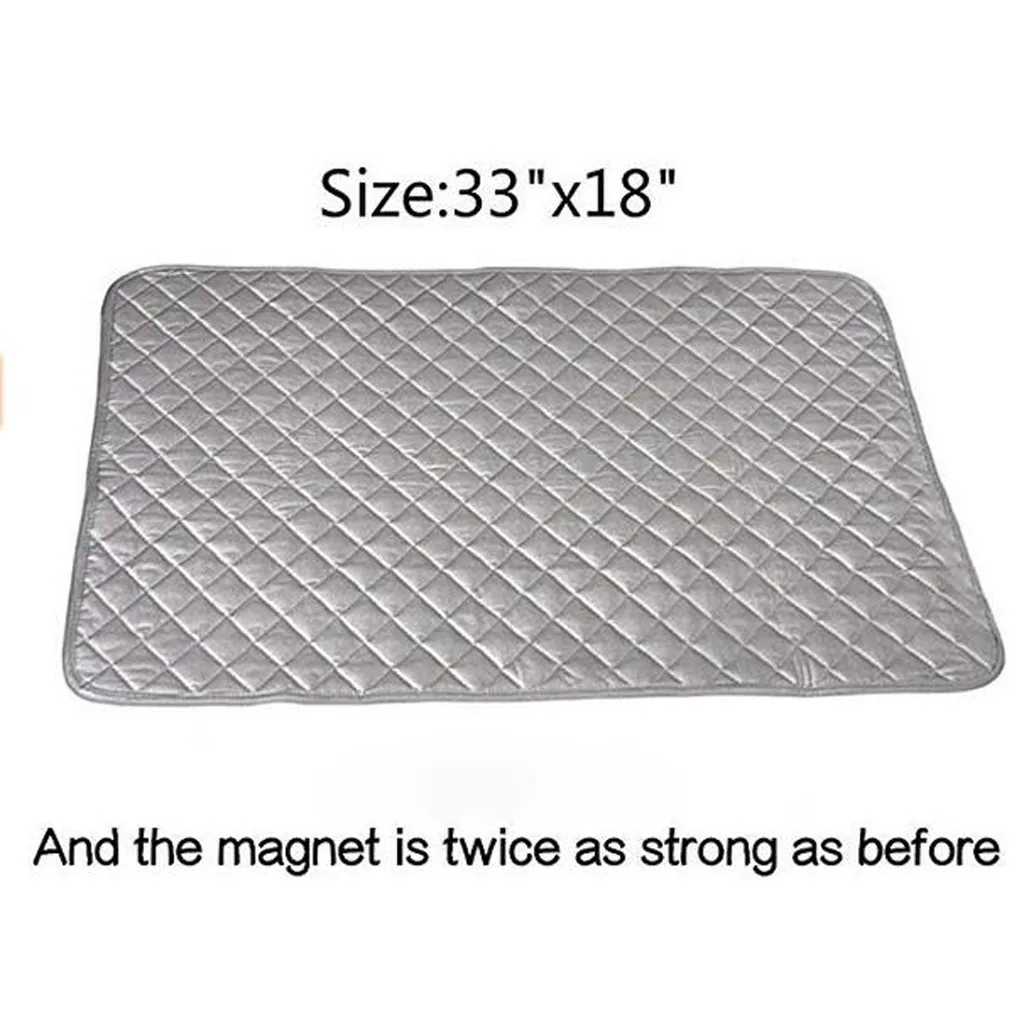 33 × 18 гладильное одеяло магнитный коврик для белья Хлопок гладильная Складная подкладка Коврик защитный пресс-сетка Утюг термостойкая доска