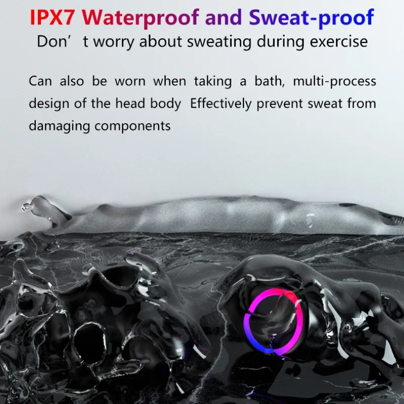 3500mah Wireless Headphones Earphones Earbuds TWS Sport Headset Noise Cancel LED Display Waterproof Touch Control Bluetooth 5 0