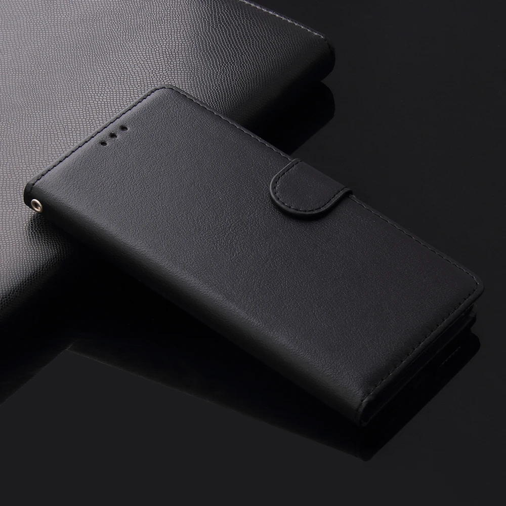 Bao Da Flip Wallet Dành Cho Xiaomi Redmi Note 9 8T 8 7 6 5 Pro 4x Đỏ MI 5 plus 8 8A 9A 9C 7A 6A 4A Funda Poco F1 Đứng Bao Da