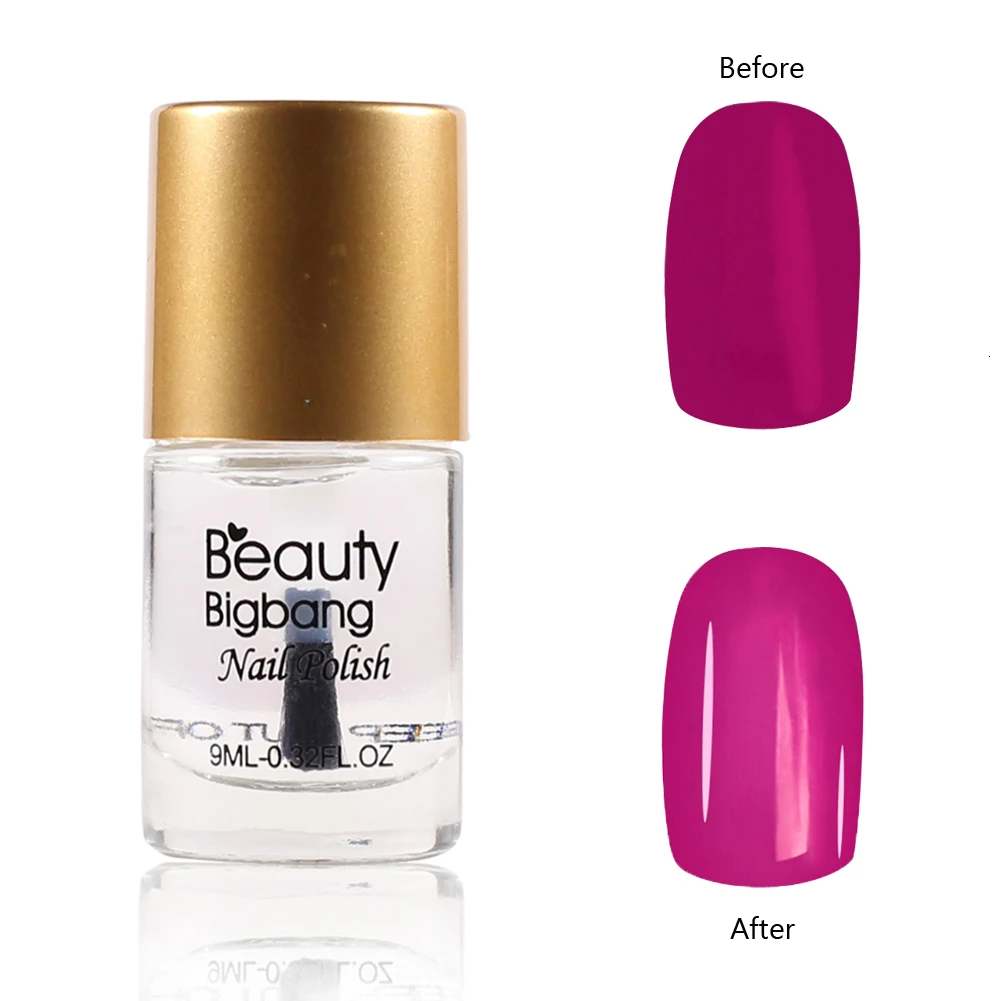 BeautyBigBang Набор лаков для ногтей 3 шт. блестящие голографические блестки верхнее пальто Хамелеон синий зеленый лак для ногтей художественный лак набор 9 мл