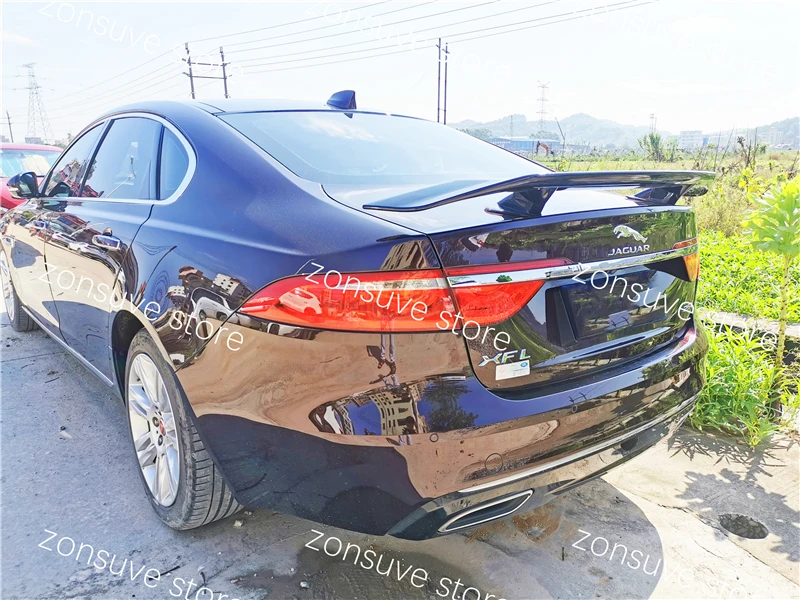 Используется для Jaguar XF спойлер 15 16 17 18 19 год заднего крыла переустановка Клея Аксессуары без перфорации