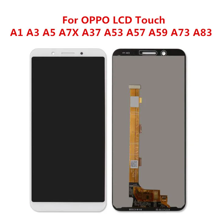 Для OPPO A1 A3 F7 A3S A5 A7X F9 A37 A57 A83 Полный ЖК дисплей со стандартной заменой