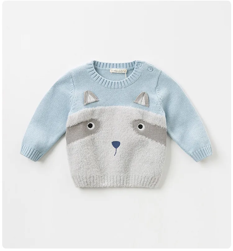 DBW11661 dave bella/осенний вязаный свитер пуловер с длинными рукавами для маленьких мальчиков детские топы для малышей детский вязаный свитер