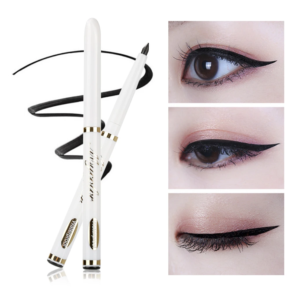 

1PCS Sweatproof Waterproof Women Makeup Black Eyeliner Pen Makeup Black Liquid Eyeliner Pencil Cosmetic Tool TSLM2