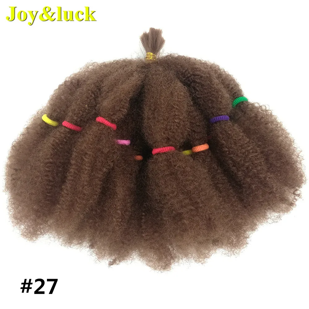Joy & luck кудрявые вязанные косички для наращивания волос женщин 12 дюймов