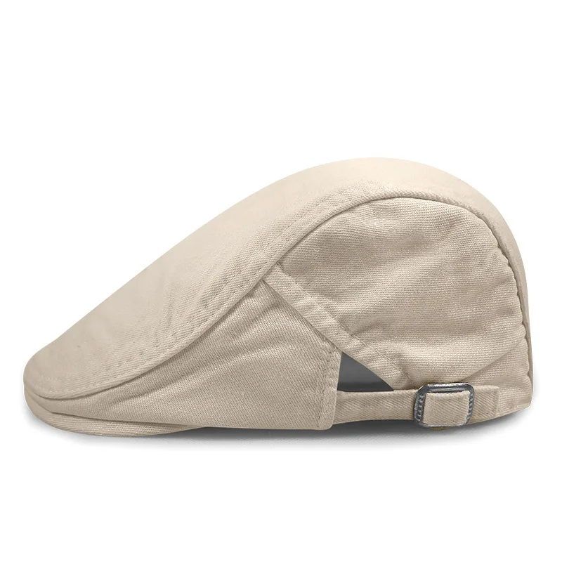 light khaki Женская мужская шапка, кепка, берет из парусины, модная дышащая для лета, для прогулок, пляжа, туризма, магазин NYZ - Цвет: light khaki