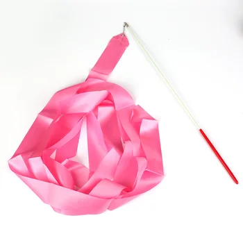 

Newly Design Dance Ribbon Gym Rhythmic Gymnastics Rod Art Ballet Twirling Stick 4m SEC88