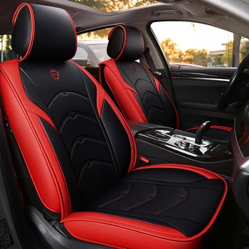

PU Leather Car Seat Cover Covers for Automobile Universal for Skoda Dacia SEAT Car Accessories