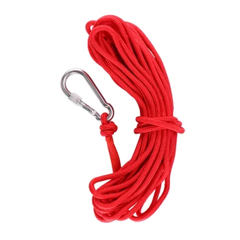 

10m Fishing Magnet Rope High Quality High Strength Nylon Cord With Carabiner Portable Camping Fishing Accessories Magnet Cord
