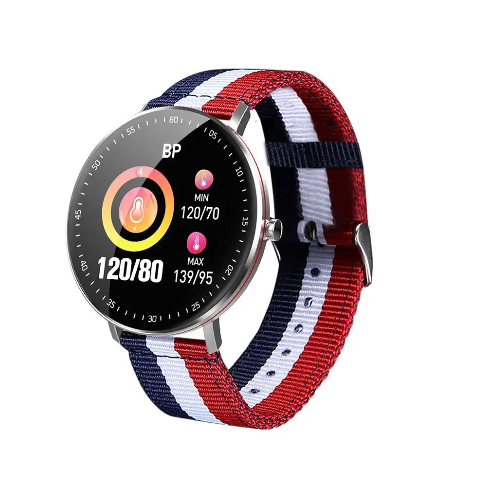 

Sports Waterproof Pedometer F19 Smart Watch Heart Rate Monitor Health Bracelet Fitness Color Screen Wristband Clock Steps Counts