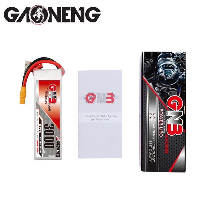 1-2pcs GNB 3000mAh 29.6V 8S 40C/80C Lipo Battery With T/XT60/XT90 Plug For RC Helicopter Quadcopter FPV Racing Drone Parts | Игрушки и