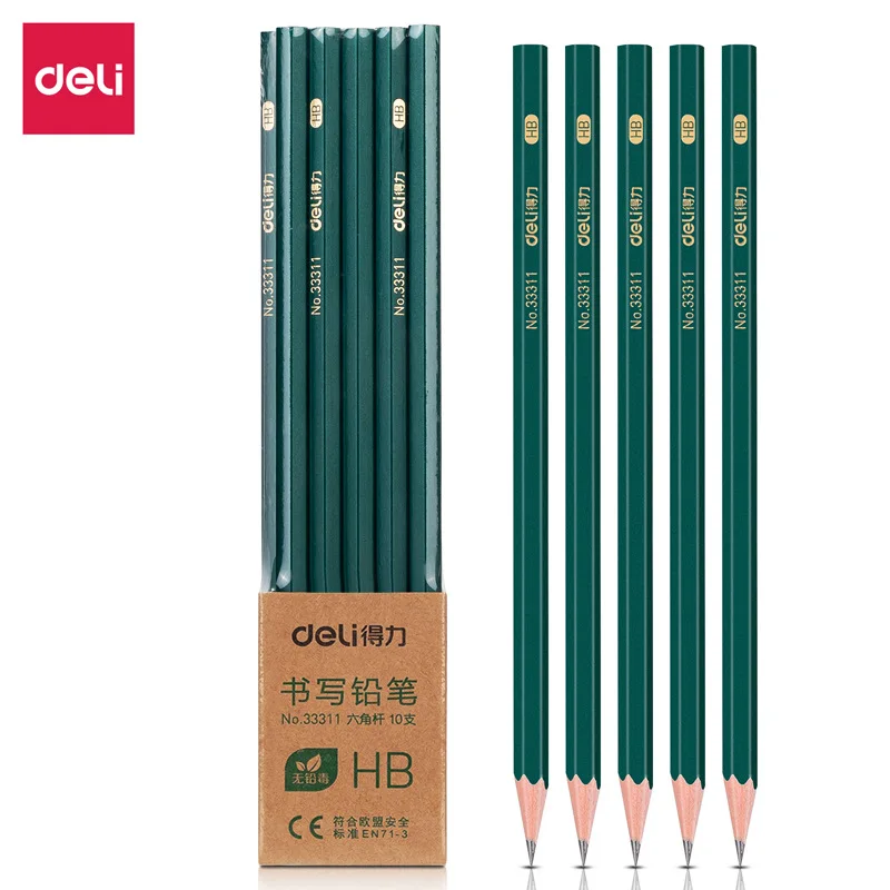 Wooden Lead Pencil Drawing Pencils 2B/HB/2H 10pc/Lot