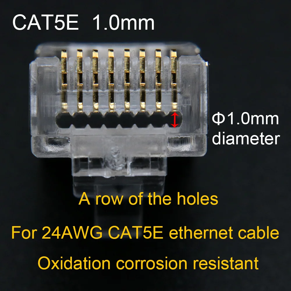 Xintylink Cat6 RJ45 Ethernet Cable Plug - High-Quality 8P8C Connector for Cat5e/6 Network LAN Internet Description Image.This Product Can Be Found With The Tag Names Computer Cables Connecting, Computer Peripherals, Connector, PC Hardware Cables Adapters