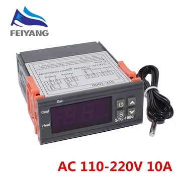 

STC-1000 LCD Digital Thermostat Temperature Controller for Incubator Two Relay Output Thermoregulator Heater And Cooler