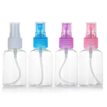 

5 Pcs Transparent Clear Plastic Perfume Storage Atomizer Empty Spray Bottle 50ml