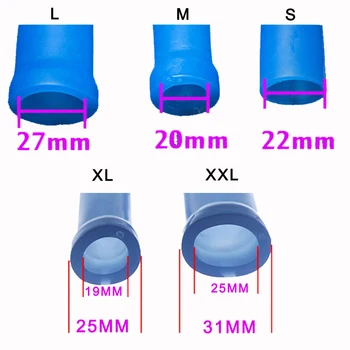 Protector Cap for Penis Enlarger Pump Silicone Sleeve Replacement for Penile Extender Stretcher Clamping Kit Sex Toys for Men 3
