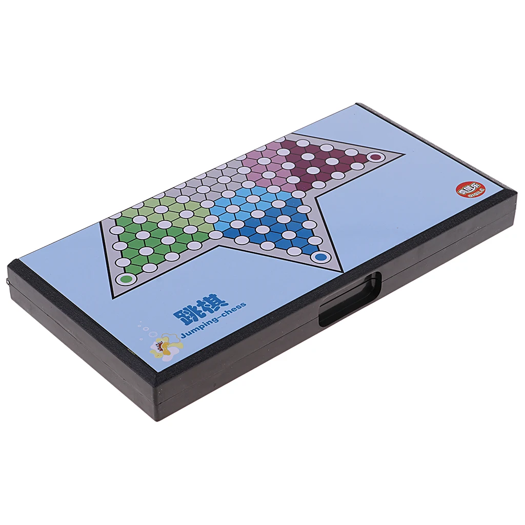 Magnetic Folding Chinese Checkers Game for Indoor/Outdoor Family Fun & Party