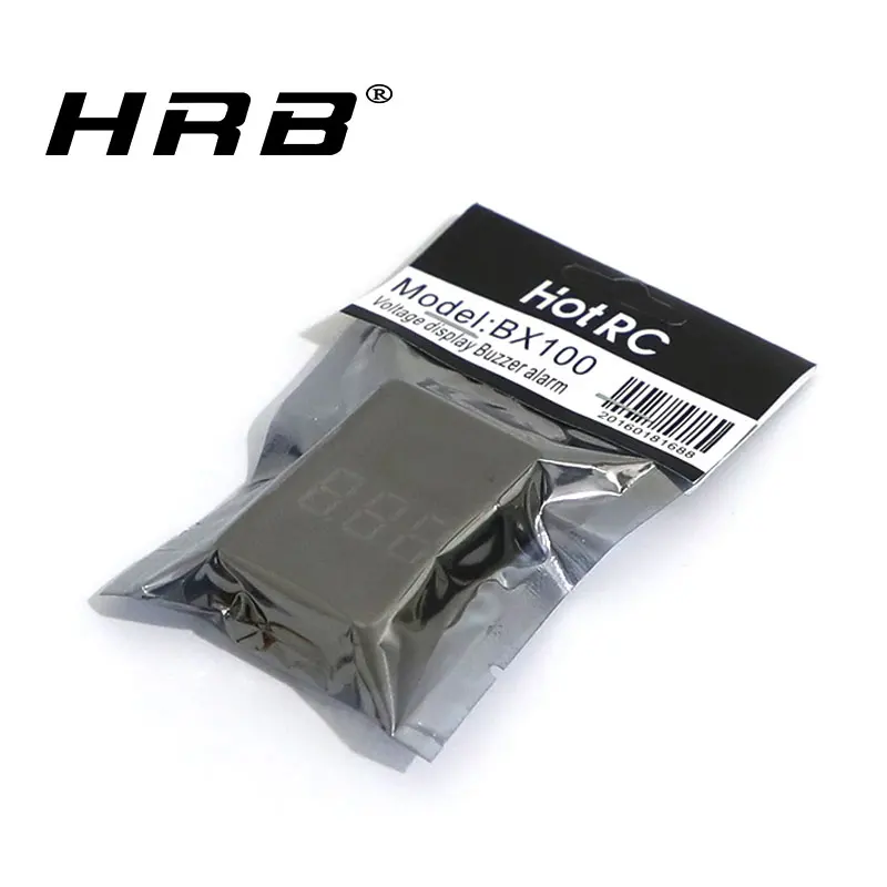 Индикатор напряжения батареи Lipo HotRc BX100 1 8S светодиодный низковольтный зуммер