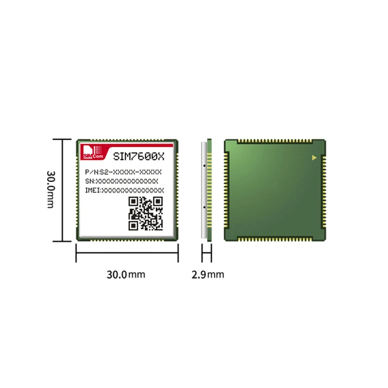 SIMCOM LTE Cat1 LTE-TDD/LTE-FDD/HSPA/GSM/GPRS/EDGE Module SIM7600A SIM7600SA SIM7600E SIM7600G мульти-созвездие GNSS приемник