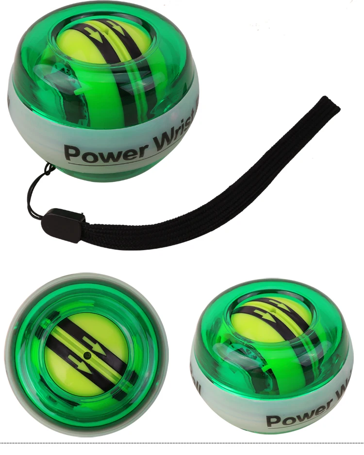 Светодиодный шар для разминки запястий игрушка тренажер гироскоп усилитель гироскопа Мощность Мяч Тренажер для рук Мощность мяч упражняющая игрушка