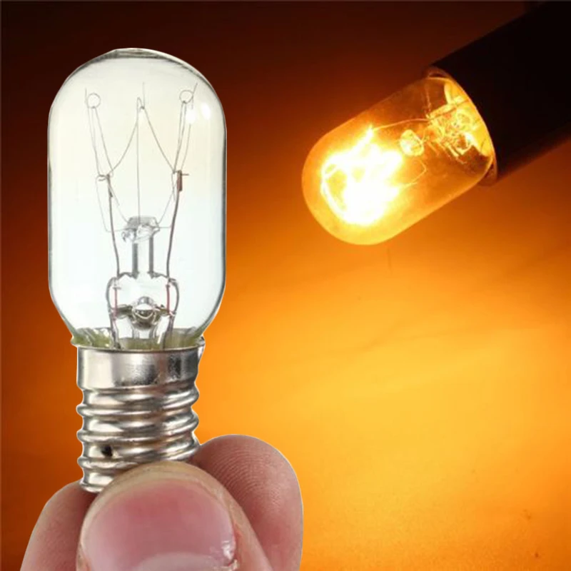 

20 PCS E14 15W Salt Lamp Screw Globe Cap Light Refrigerator Bulb Replacement